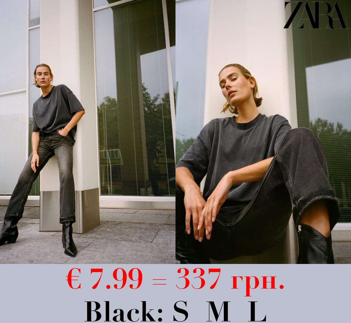 FADED-EFFECT T-SHIRT