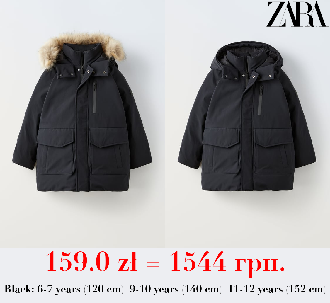 FEATHER AND DOWN WATERPROOF PARKA