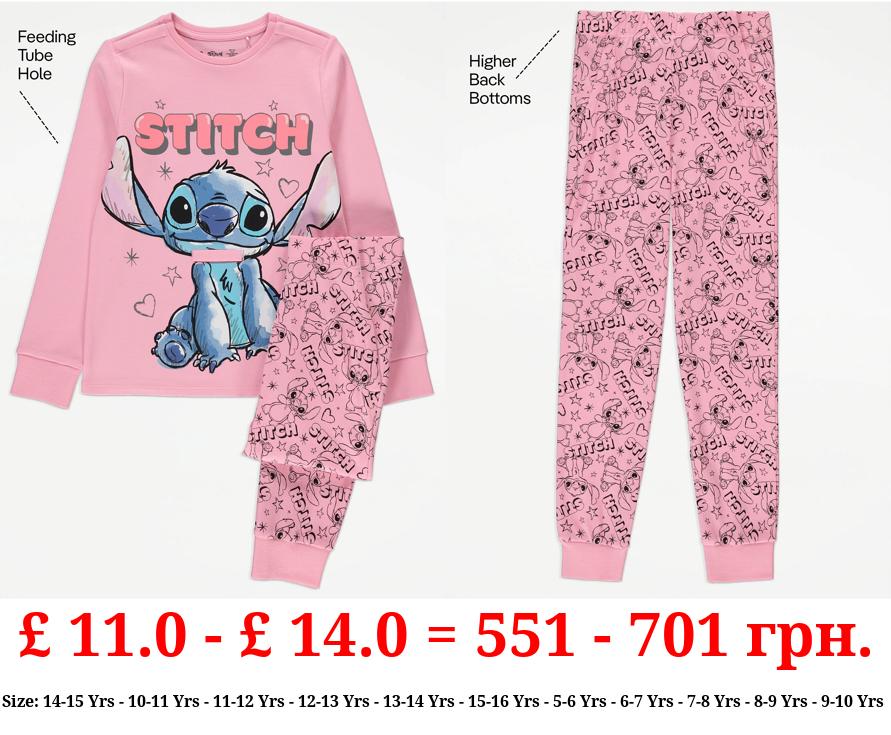 Easy On Adaptive Disney Lilo & Stitch Pink Pyjamas