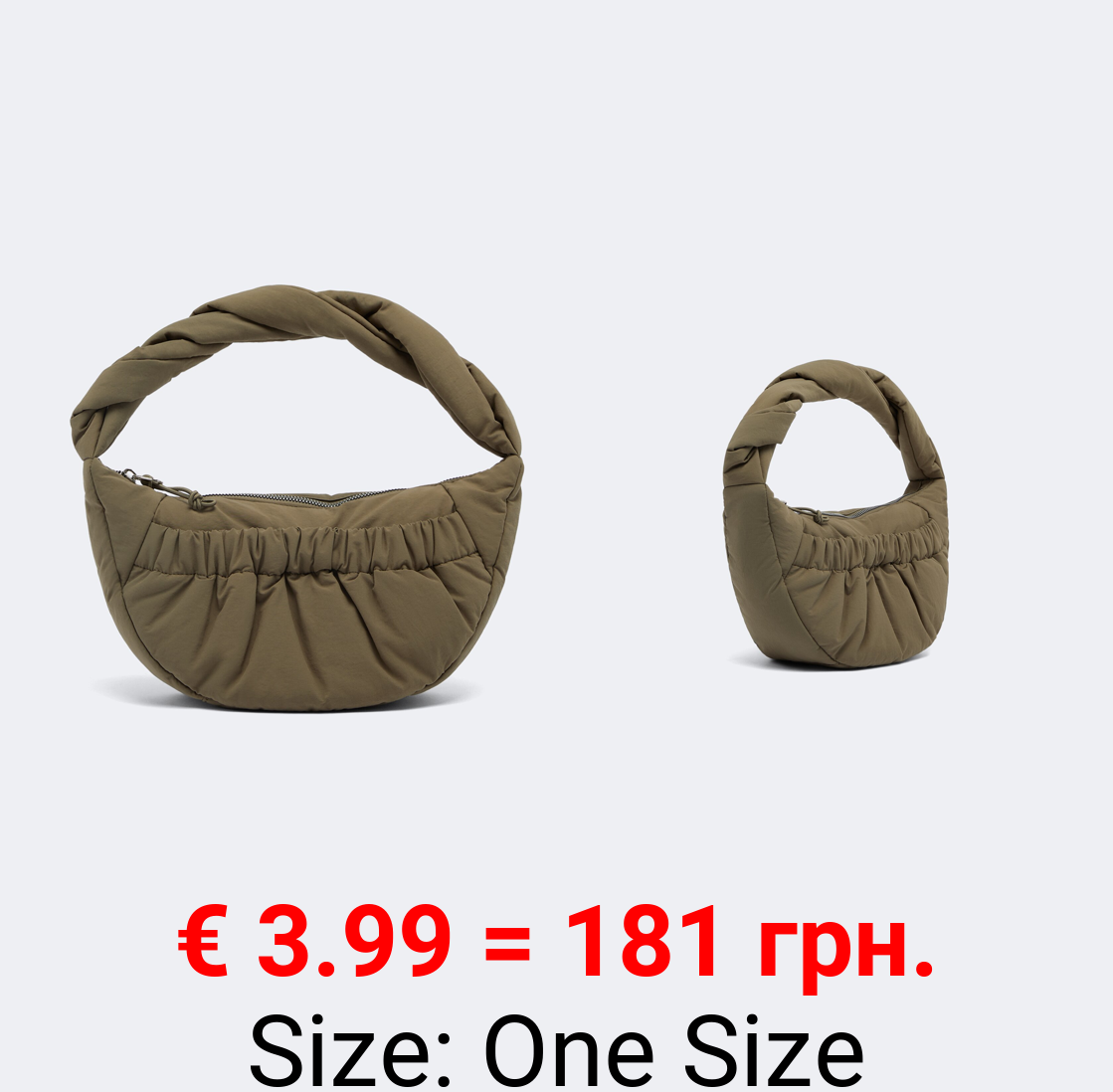 Parachute shoulder bag