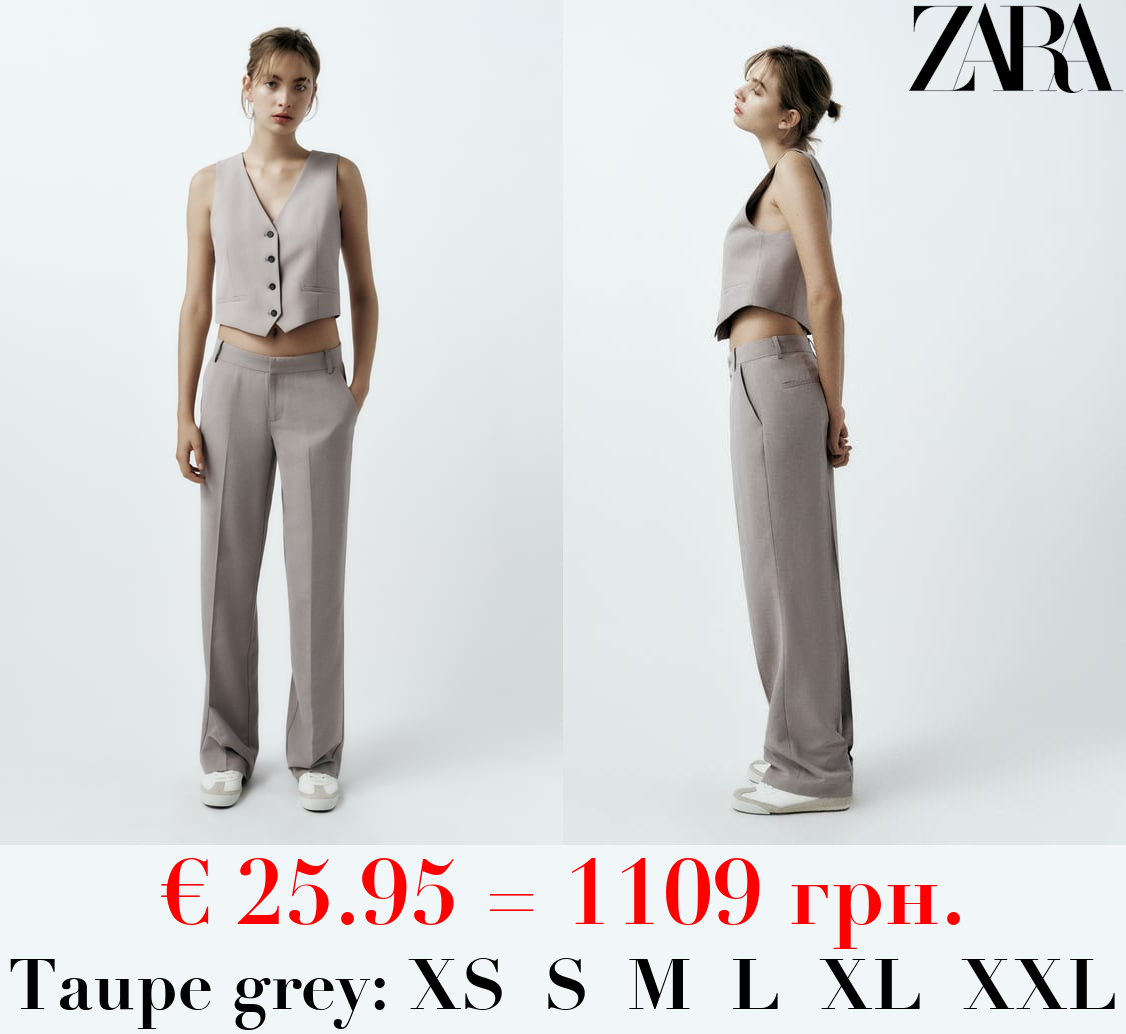 FITTED CROPPED WAISTCOAT