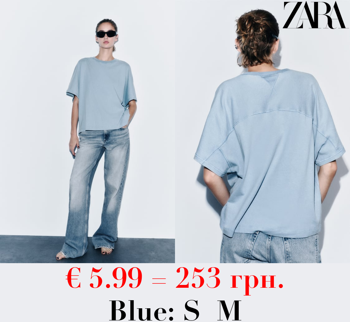 OVERSIZED WASHED  T-SHIRT