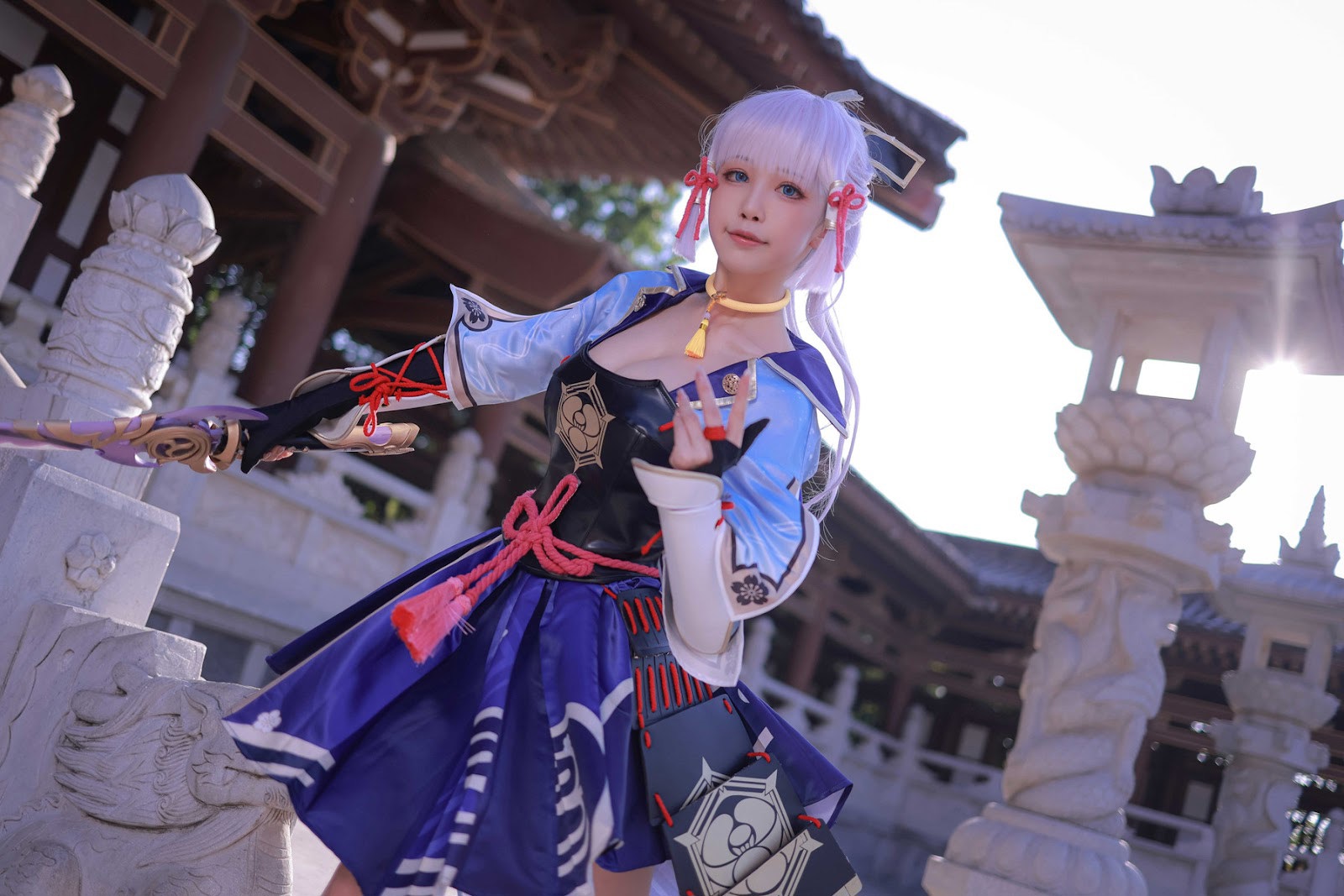 Cosplay 水淼Aqua 神里綾華 Kamisato Ayaka 5