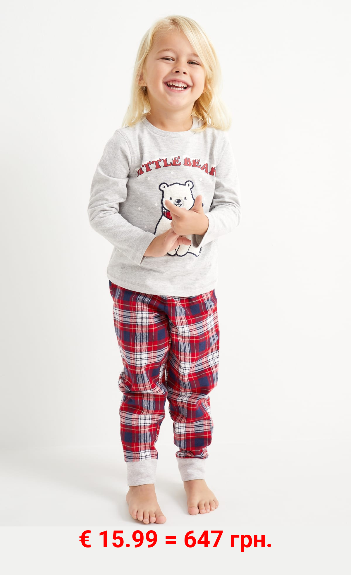 Eisbär - Weihnachts-Pyjama - 2 teilig