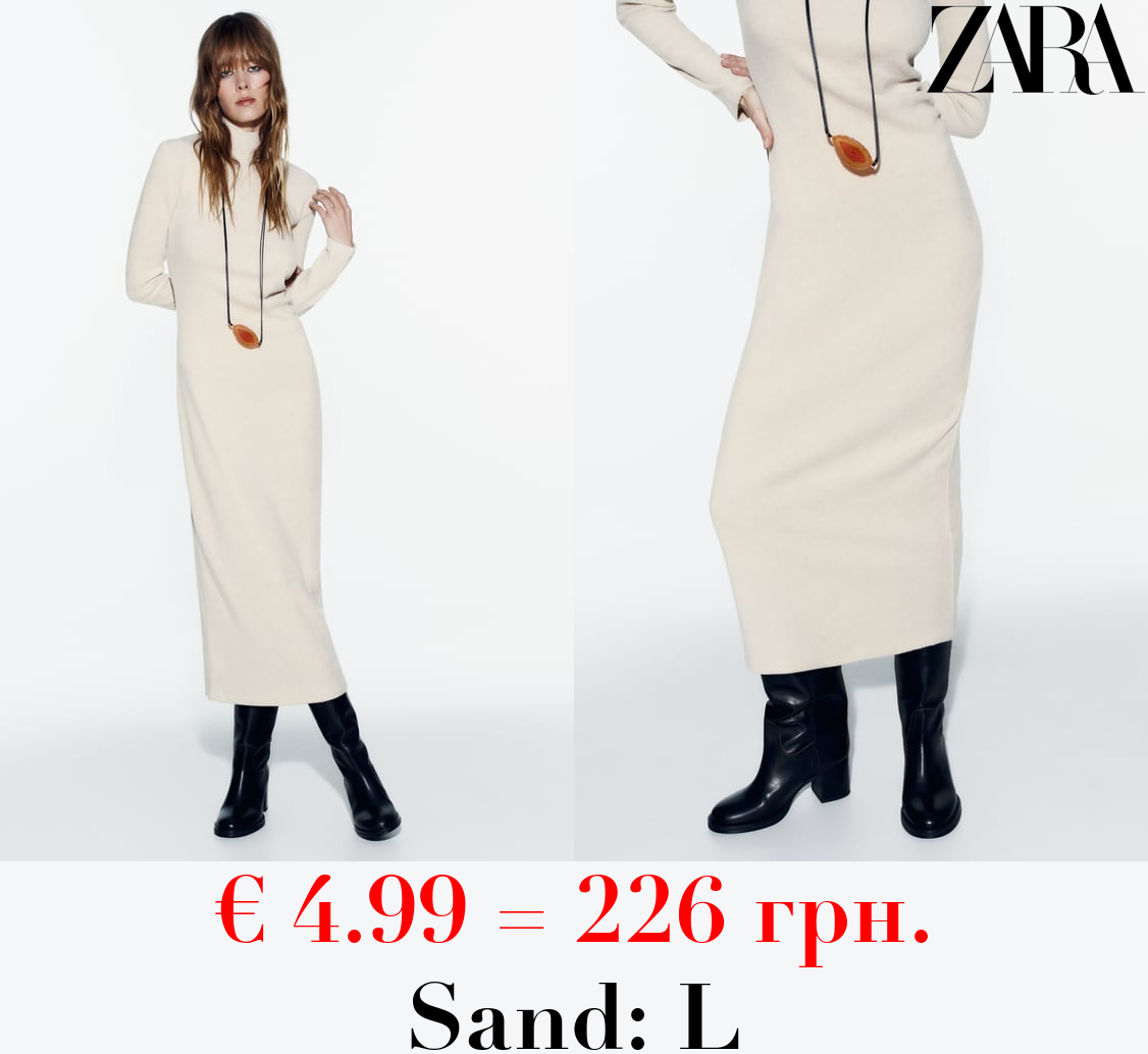 SOFT LONG DRESS WITH GATHERED DETAIL