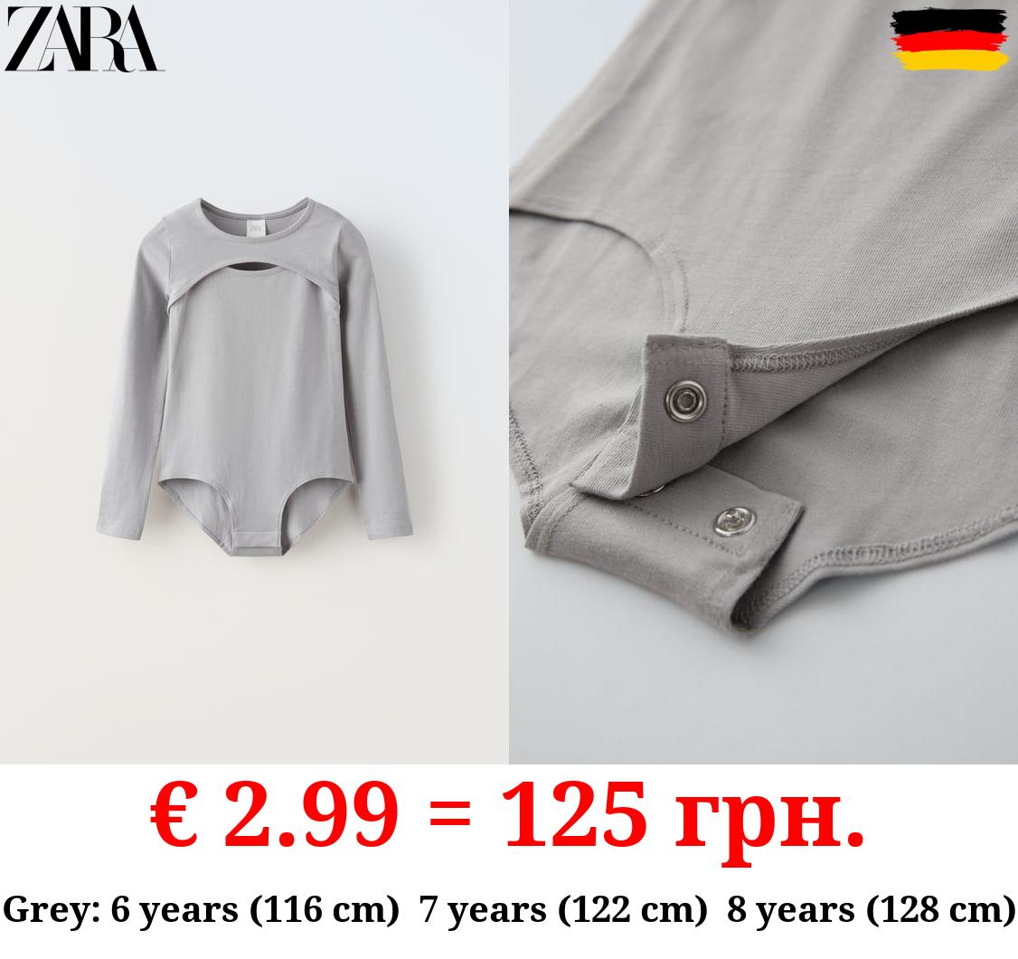 CUT-OUT BODYSUIT TOP