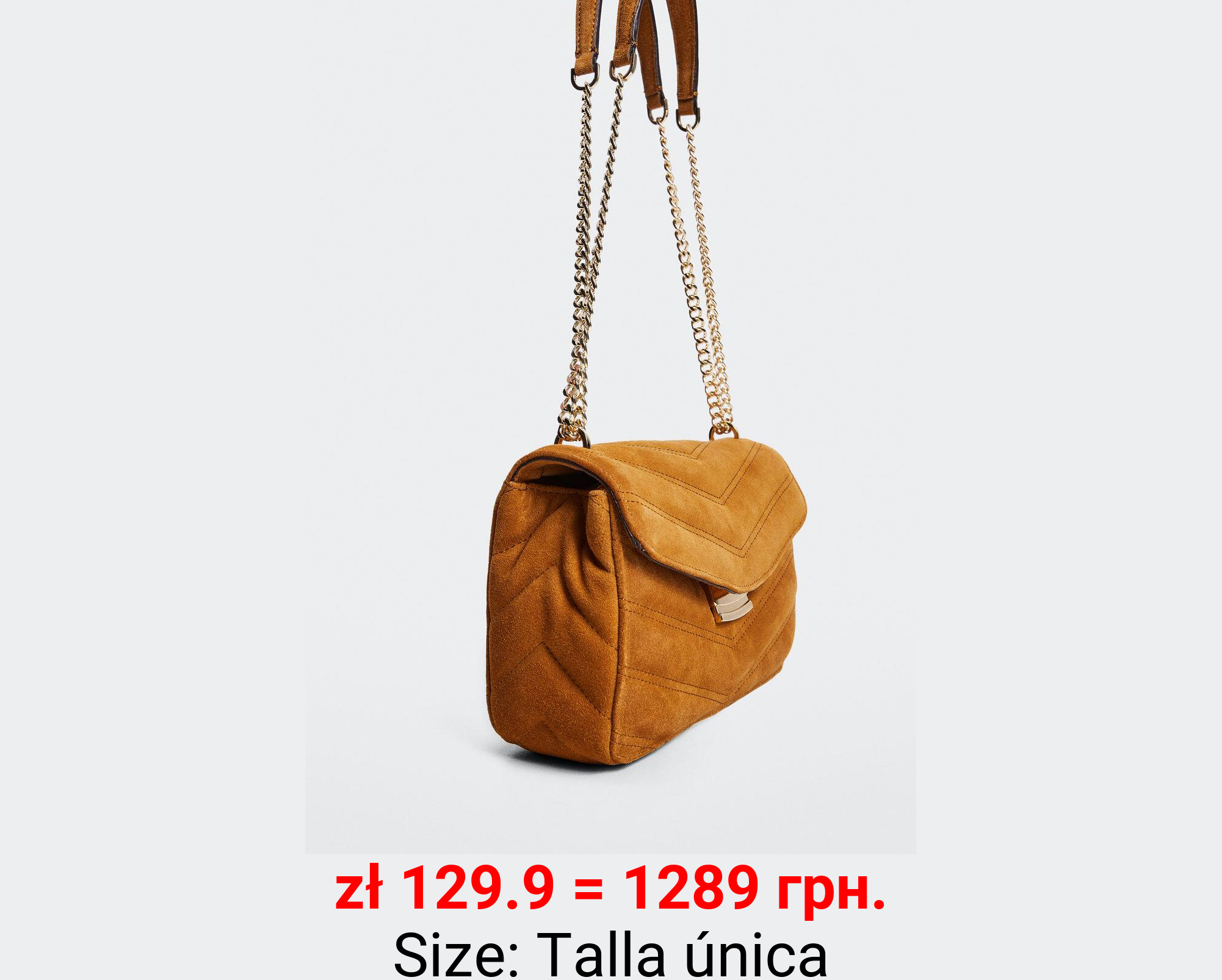 Bolso piel cadena