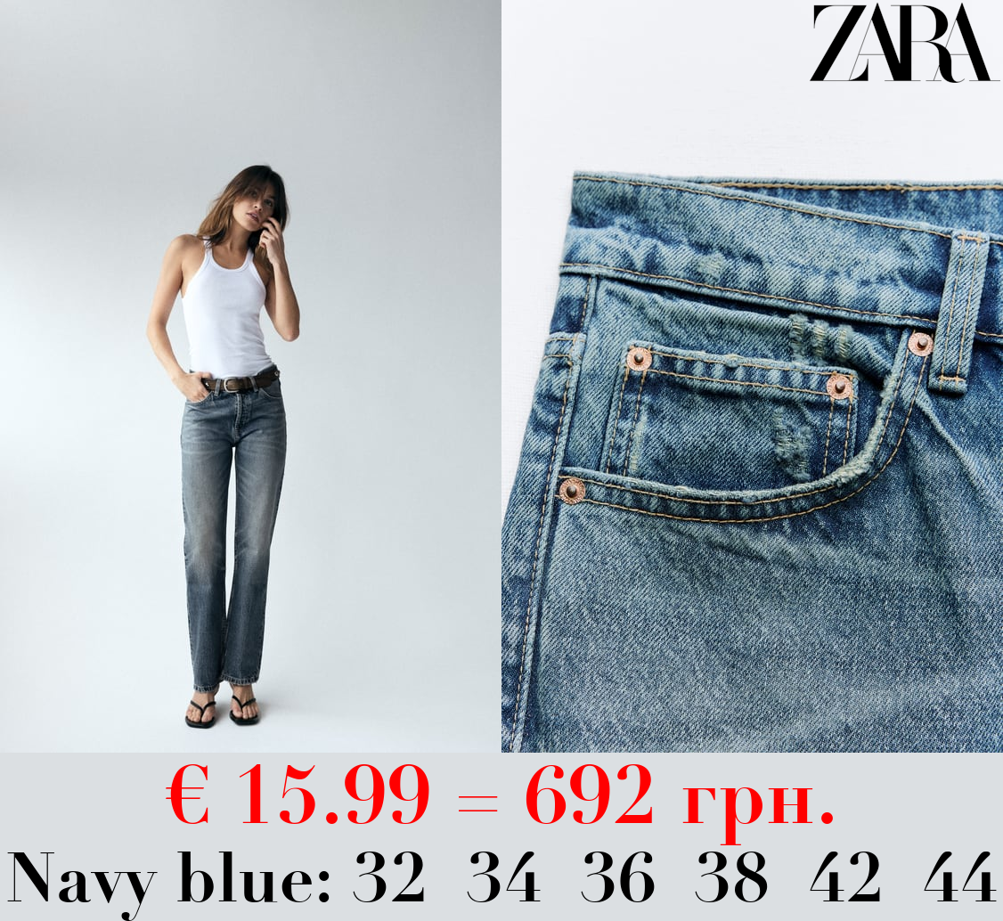 TRF BOYFRIEND LOW-RISE JEANS