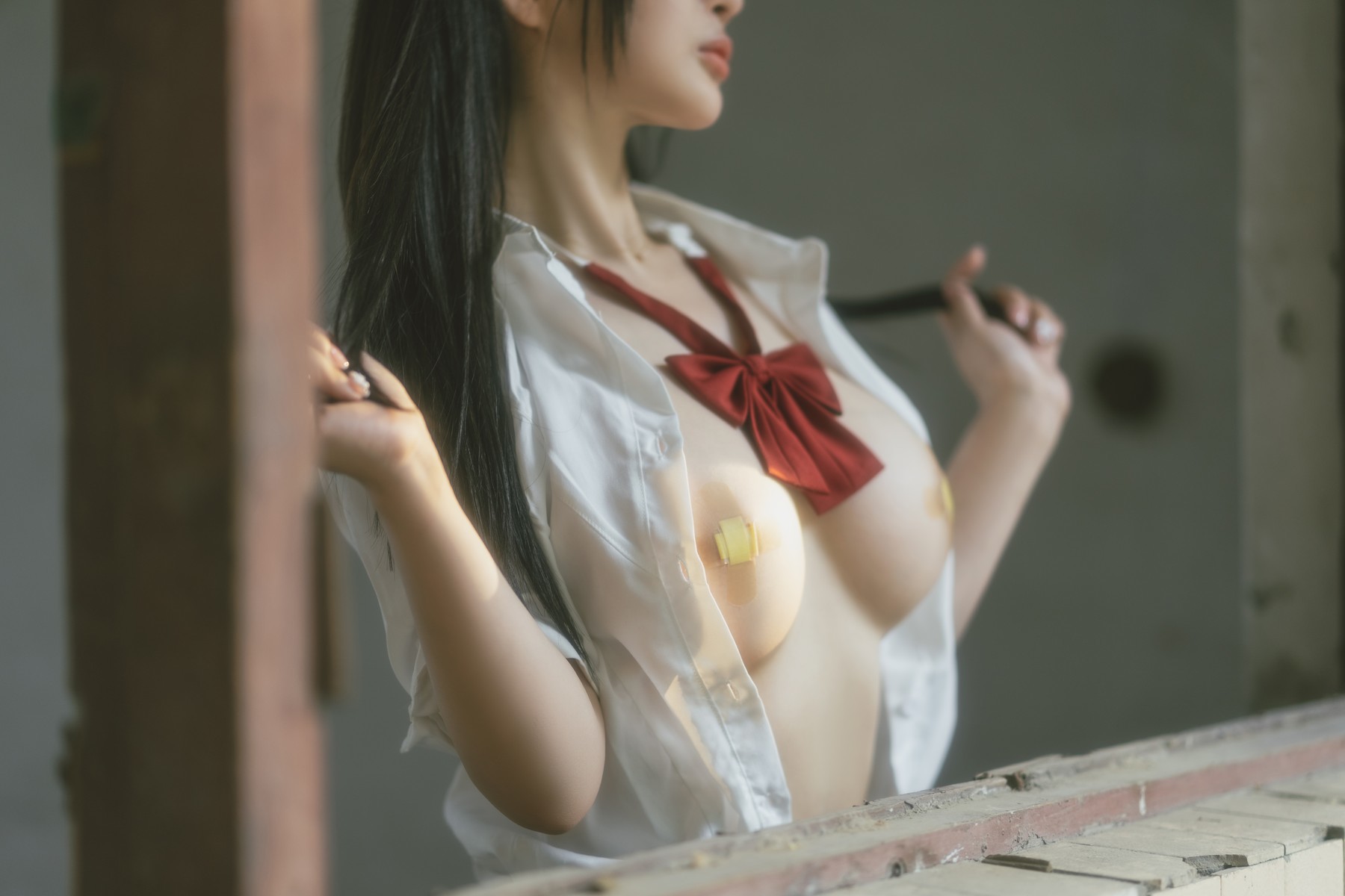 桜井宁宁 Cosplay 废墟jk 24