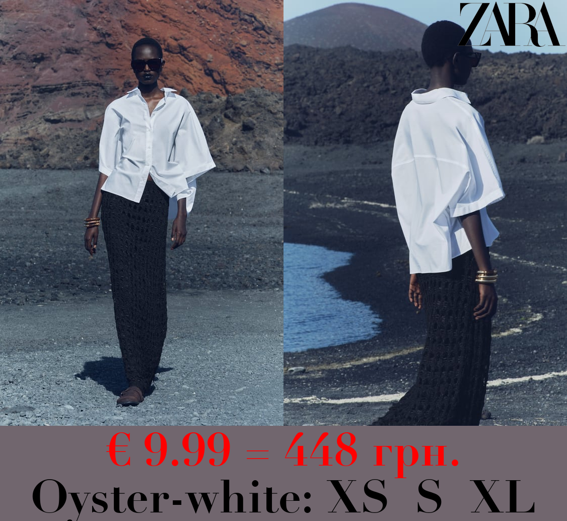 ZW COLLECTION POPLIN SHIRT