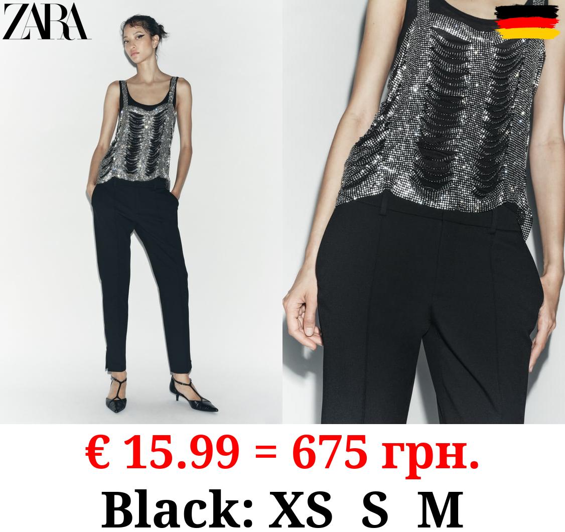 ZW COLLECTION TROUSERS WITH ZIPS