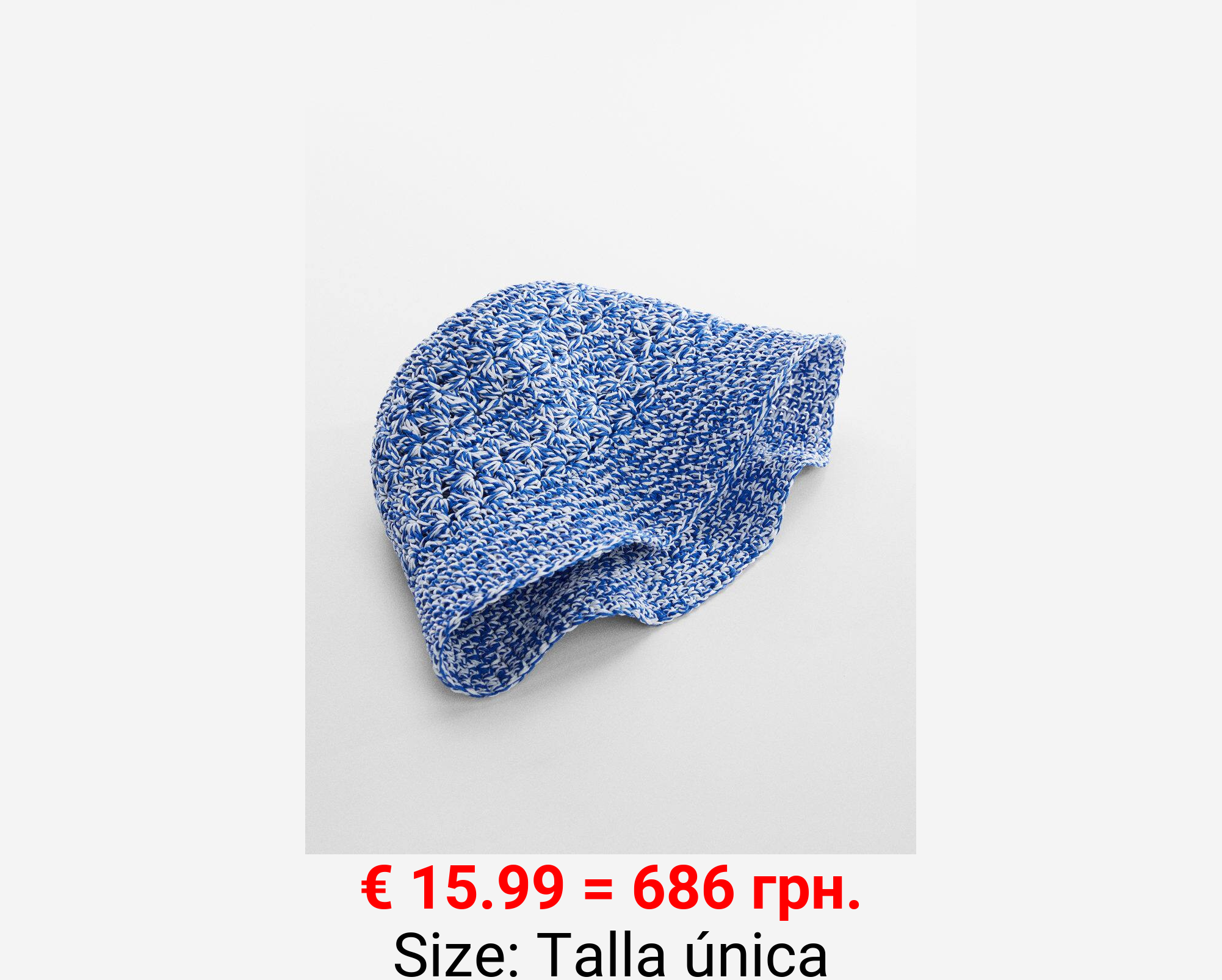 Sombrero fibra natural bicolor