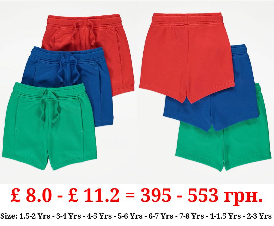 Bright Jersey Shorts 3 Pack