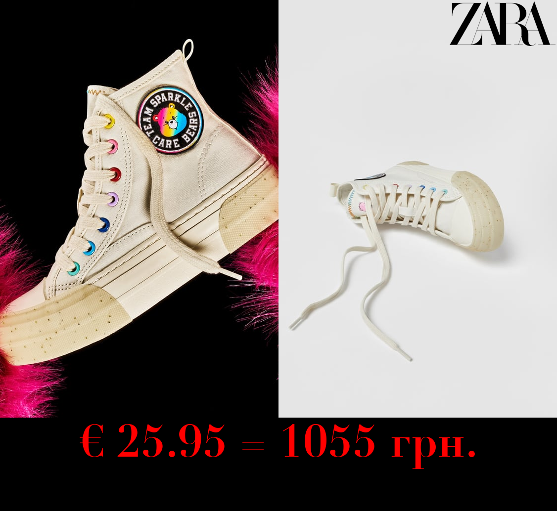 KIDS/ CARE BEAR © HIGH-TOP SNEAKERS