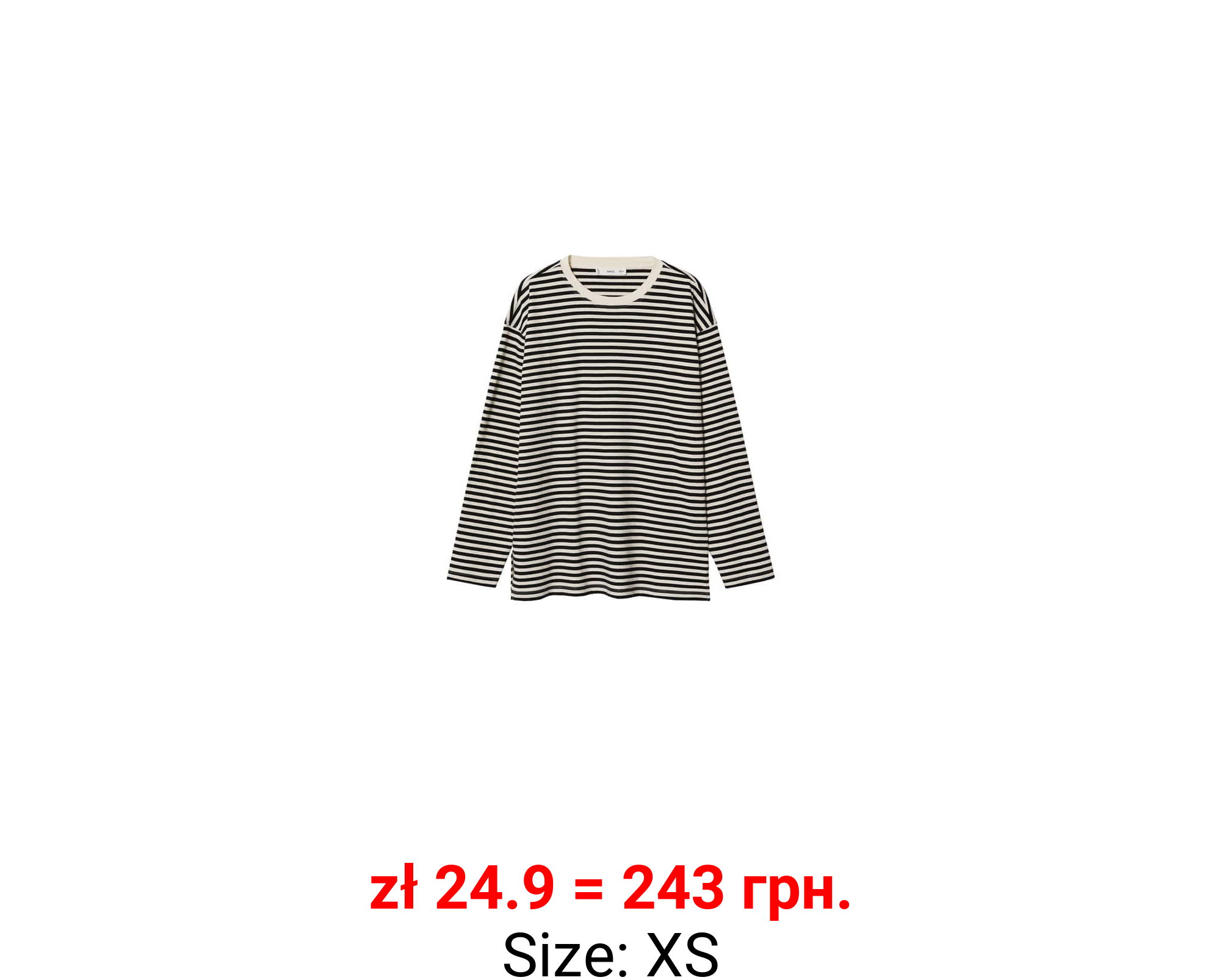 Camiseta manga larga rayas