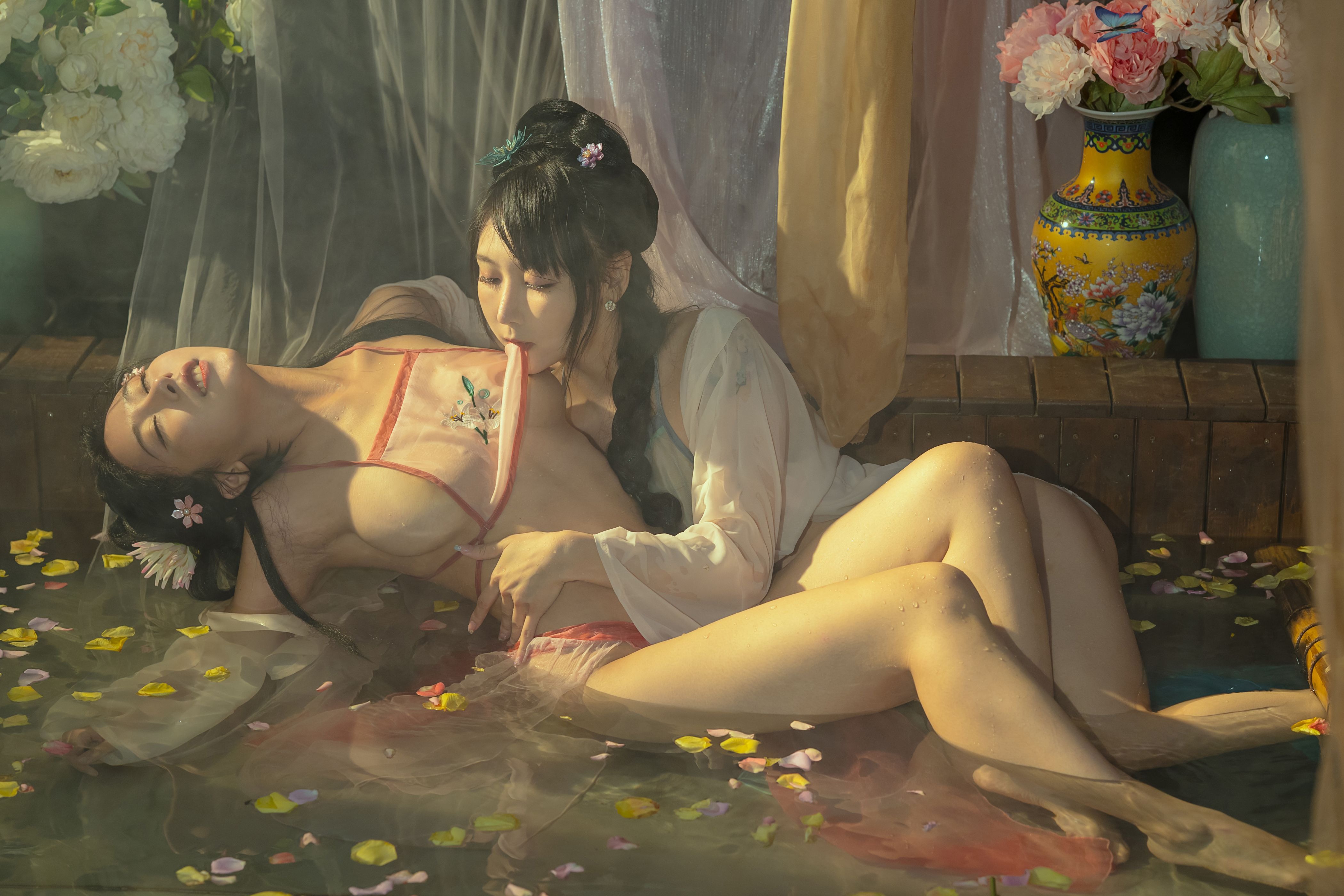 云溪溪 奶桃桃&予十七水池 27