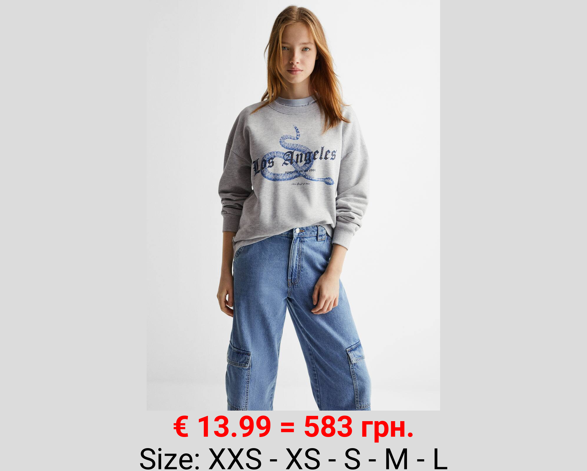 Jeans rectos estilo cargo