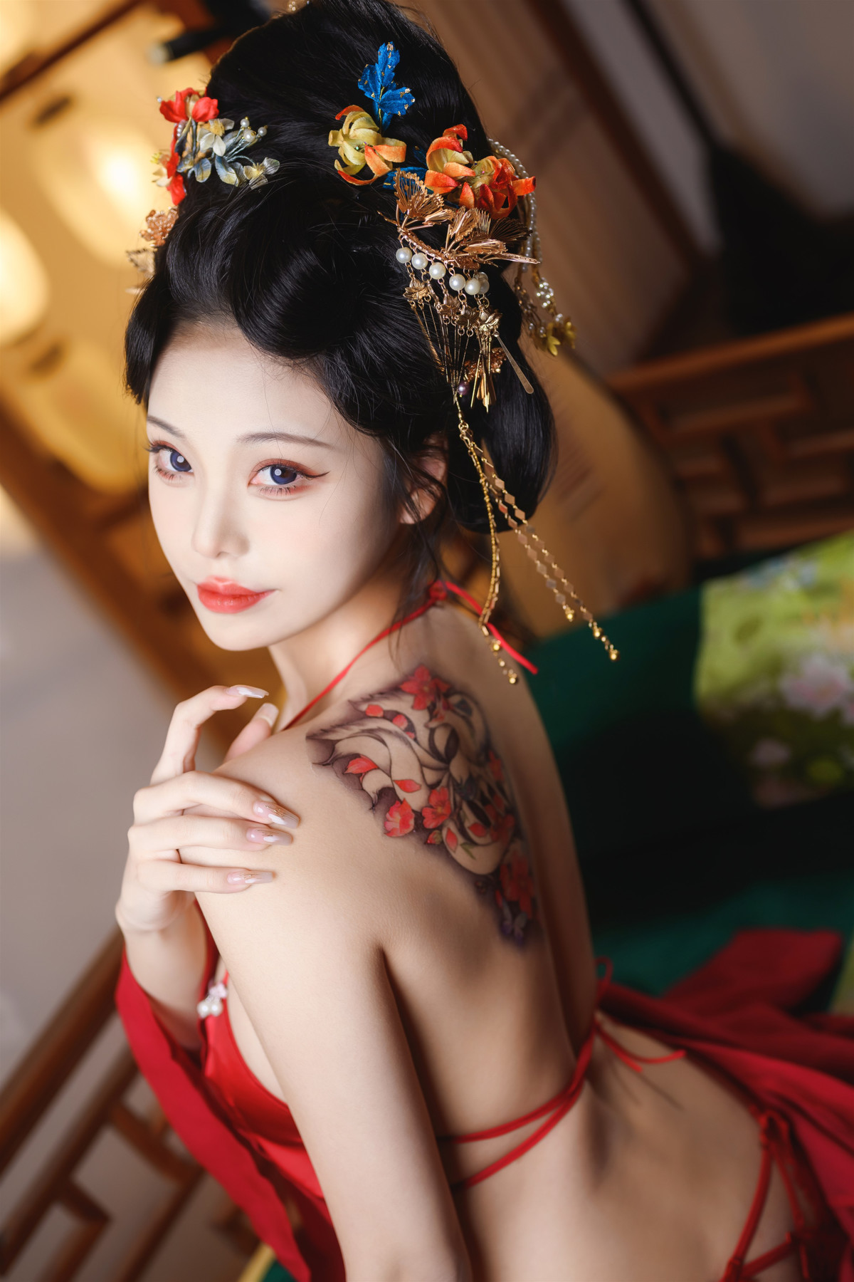 Cosplay 蜜汁猫裘Mizhimaoqiu 唐宫夜宴 19