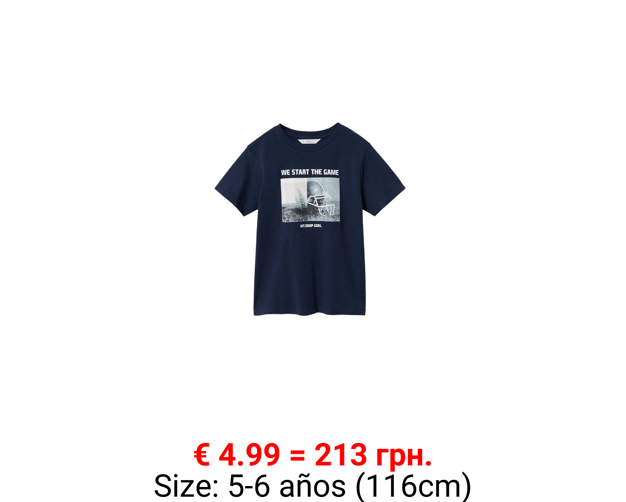 Camiseta estampada algodón