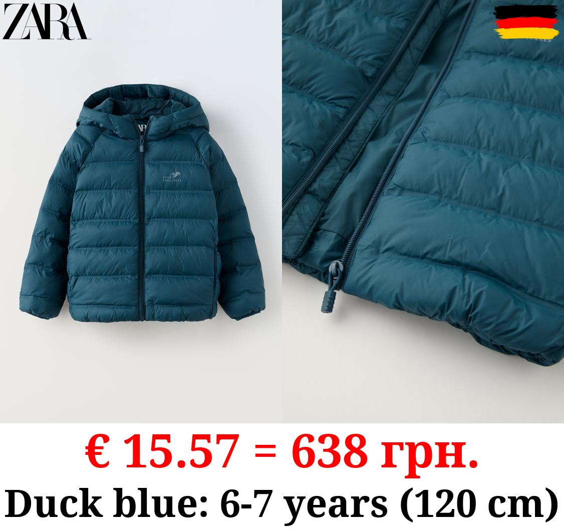 SOFT LIGHT PUFFER COAT WITH PADDING