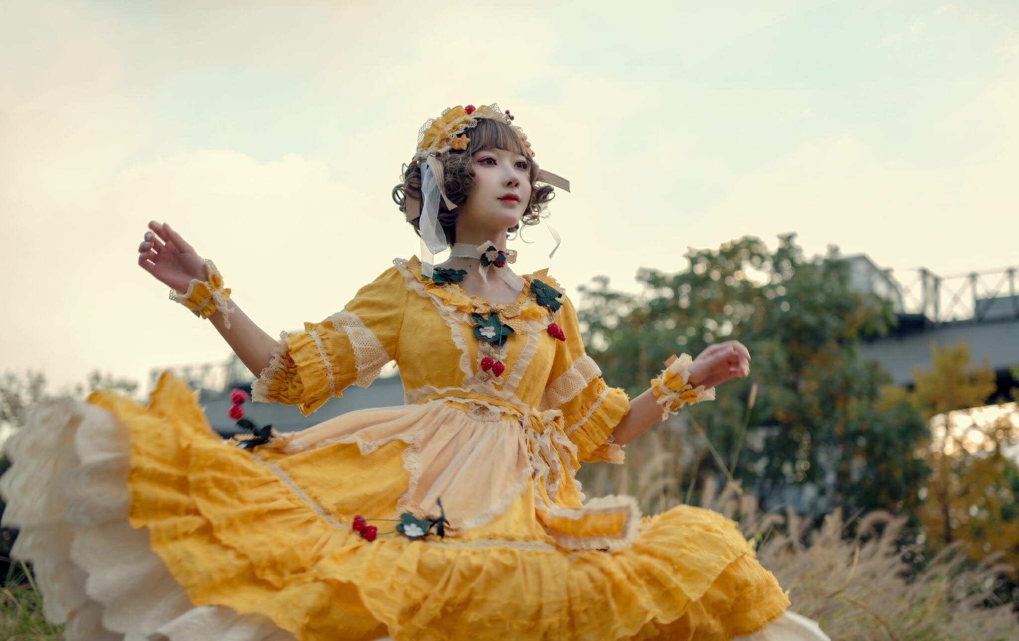 阿包也是兔娘-lolita黄裙 [12P] 11