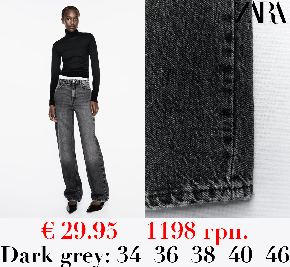 Z1975 STRAIGHT-FIT HIGH-WAIST LONG LENGTH JEANS