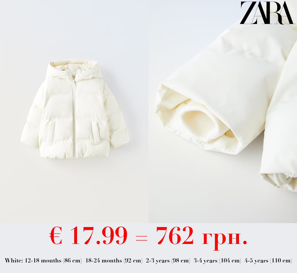 RIPSTOP WATER-REPELLENT PUFFER JACKET