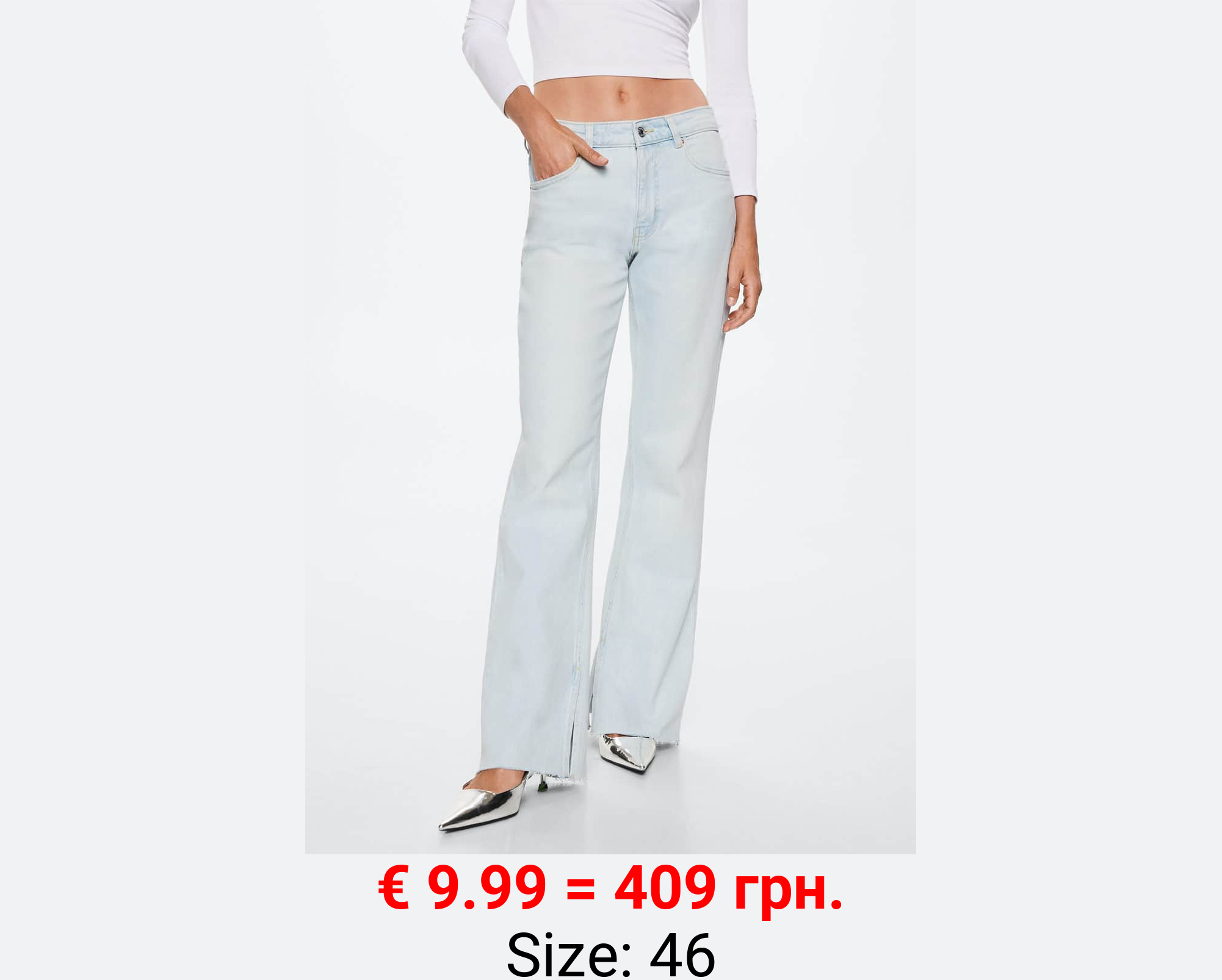Jeans rectos tiro medio