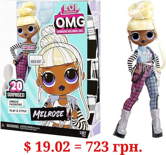 L.O.L. Surprise! OMG Melrose Fashion Doll with 20 Surprises Including Accessories in Stylish Outfit, Holiday Toy Great Gift for Kids Girls Boys Ages 4 5 6+ Years Old & Collectors