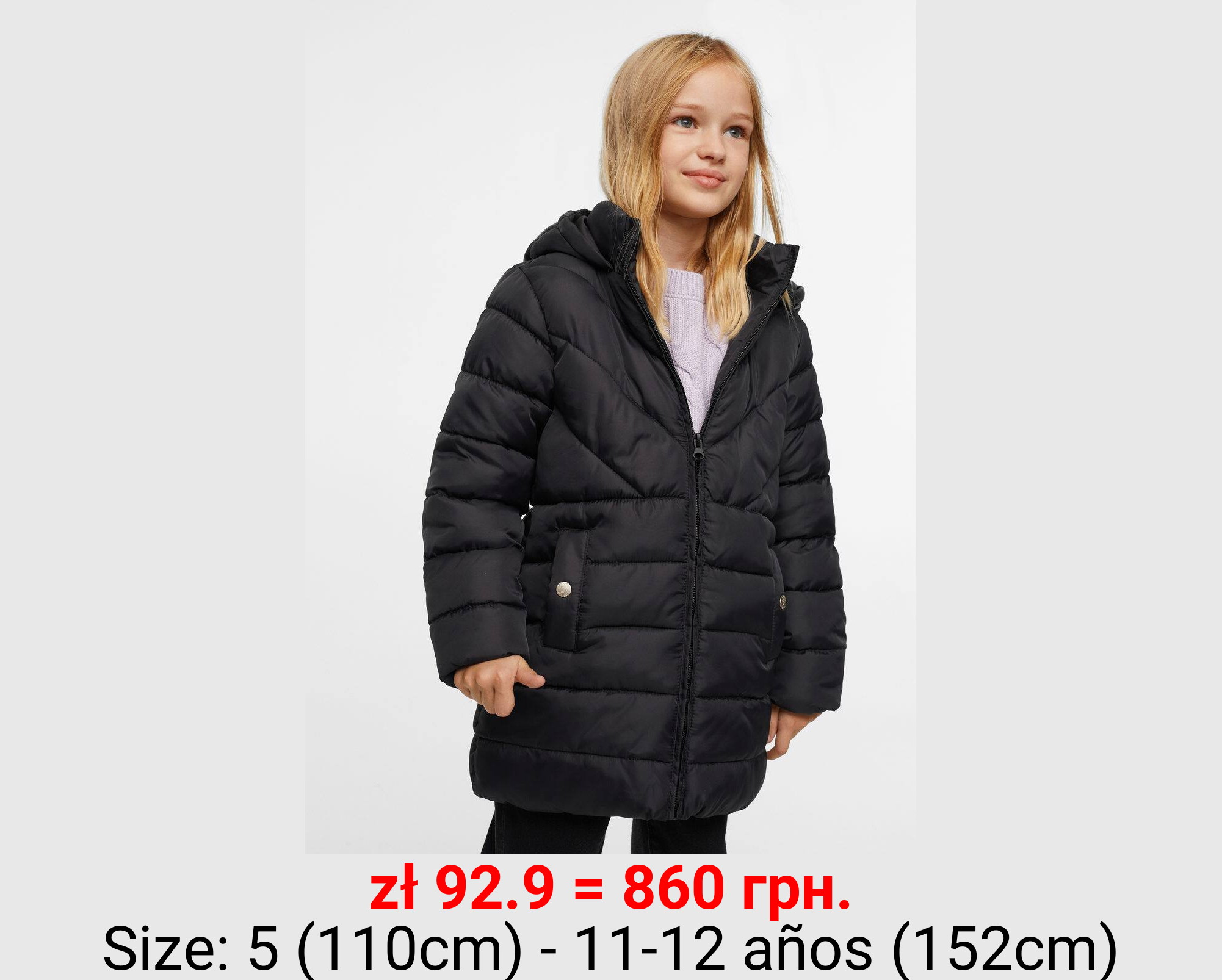 Anorak largo acolchado