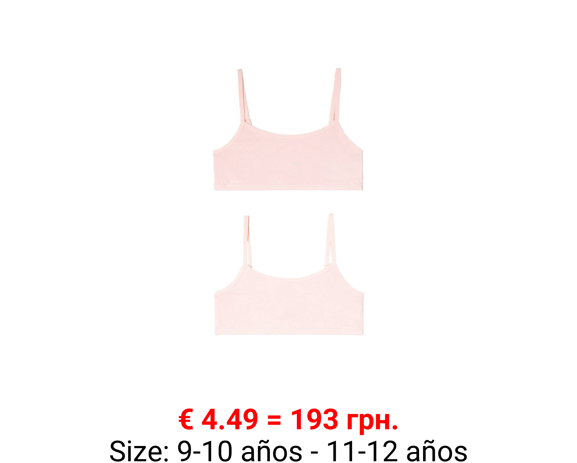 Pack 2 tops algodón