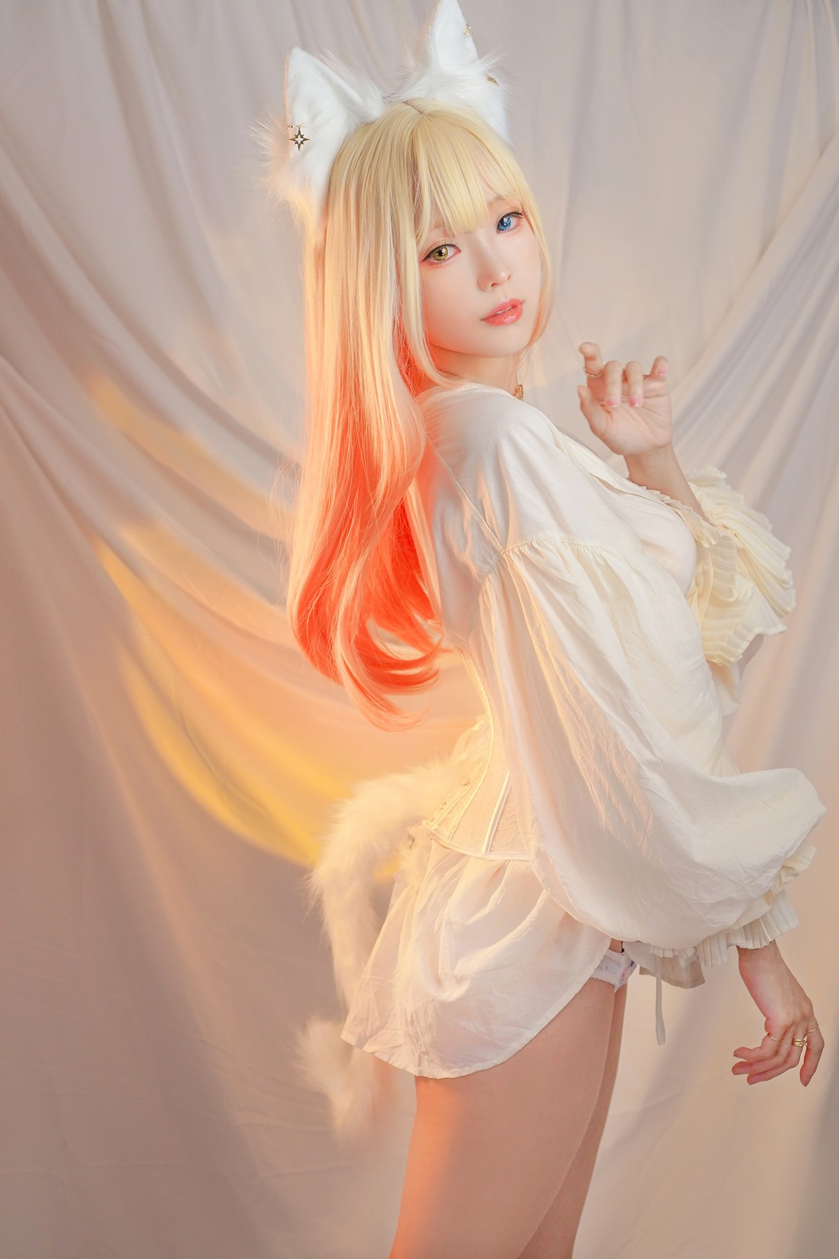 Cosplay ElyEE子 Cat魔女與貓 23