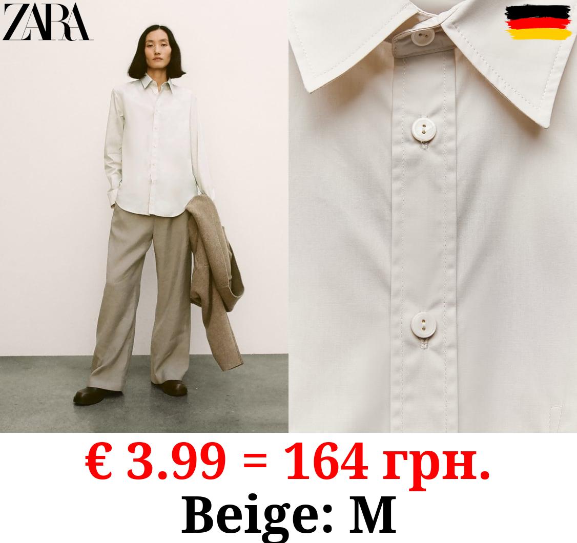 ZW COLLECTION POPLIN SHIRT