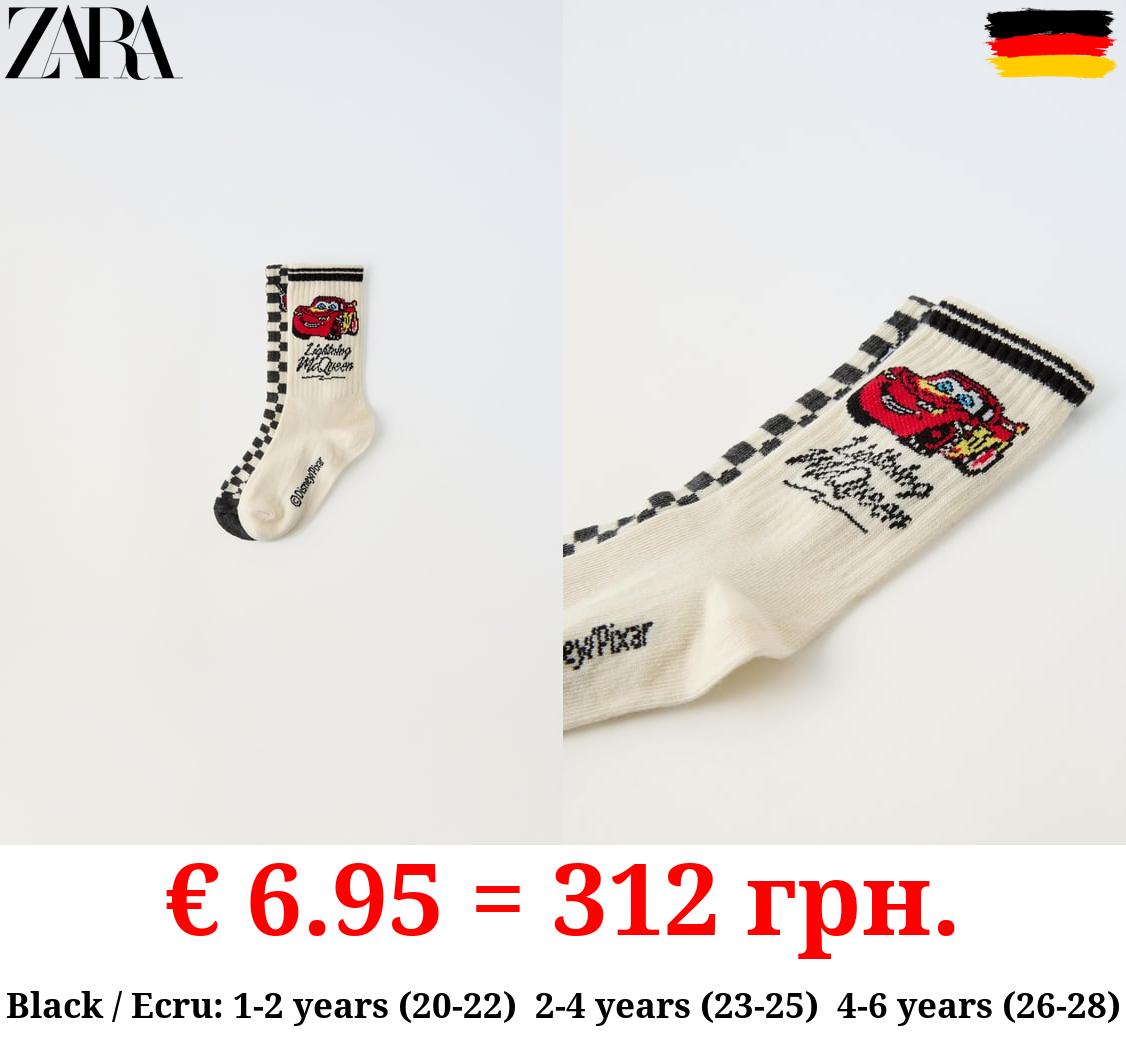 2-PACK OF LONG CARS LIGHTNING MCQUEEN © DISNEY SOCKS