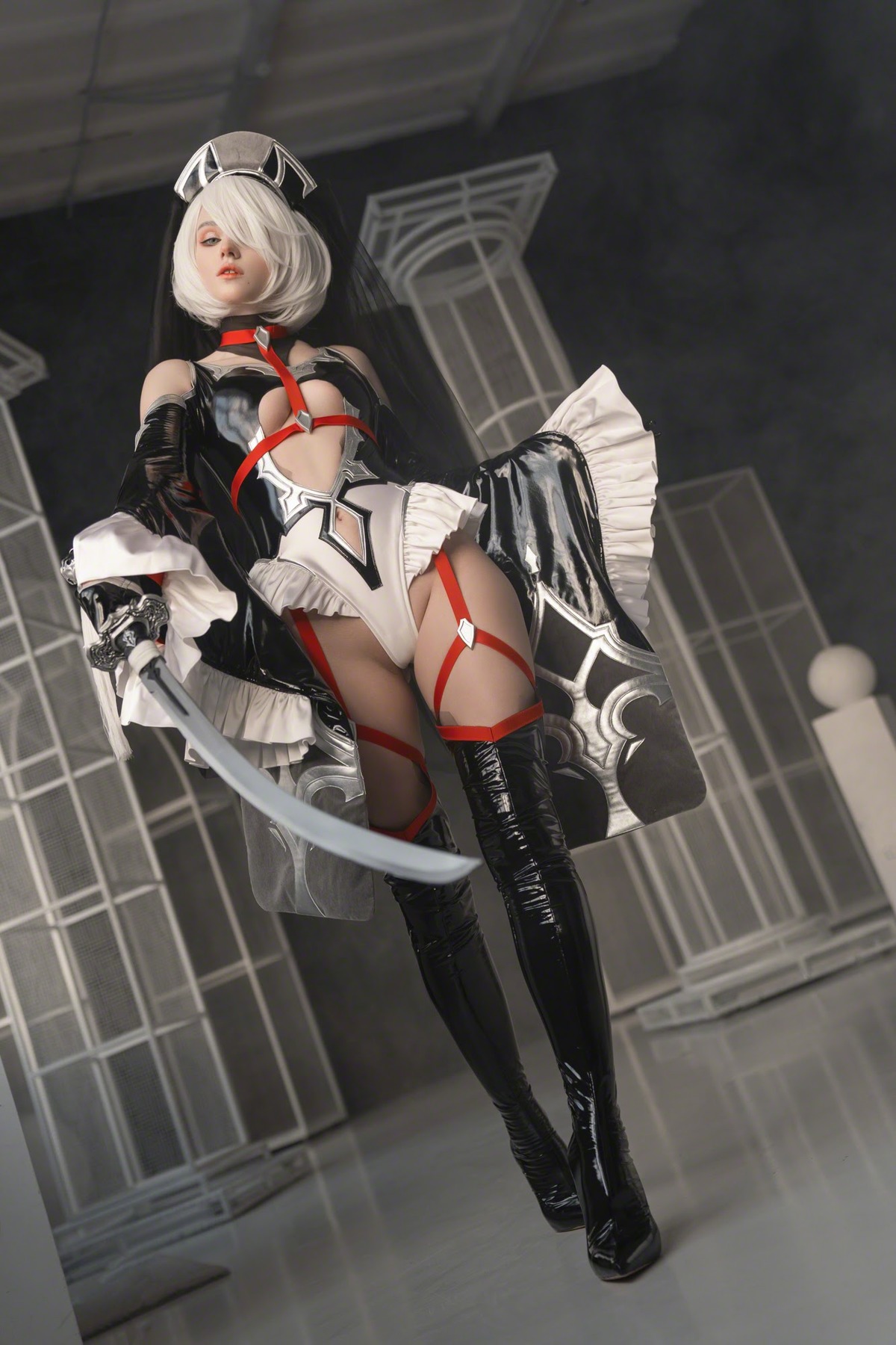 Shirogane Cosplay 2B ヨルハ２号Ｂ型 Bride Ver. 3