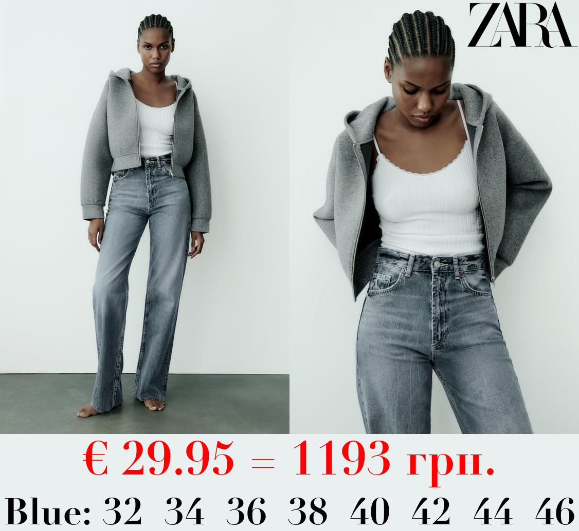 TRF HIGH-RISE WIDE-LEG JEANS