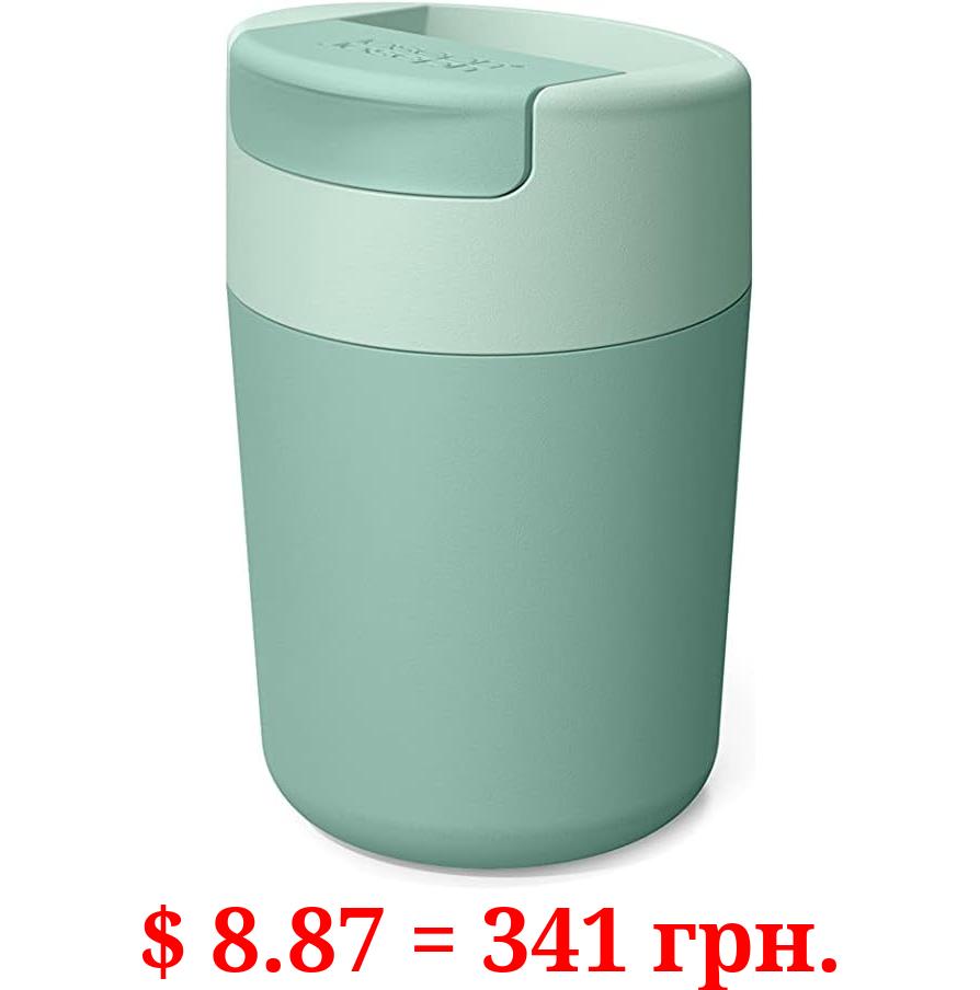 Joseph Joseph Sipp™ Travel Coffee Mug with Flip-top Cap - 340 ml (12 fl. oz) - Green