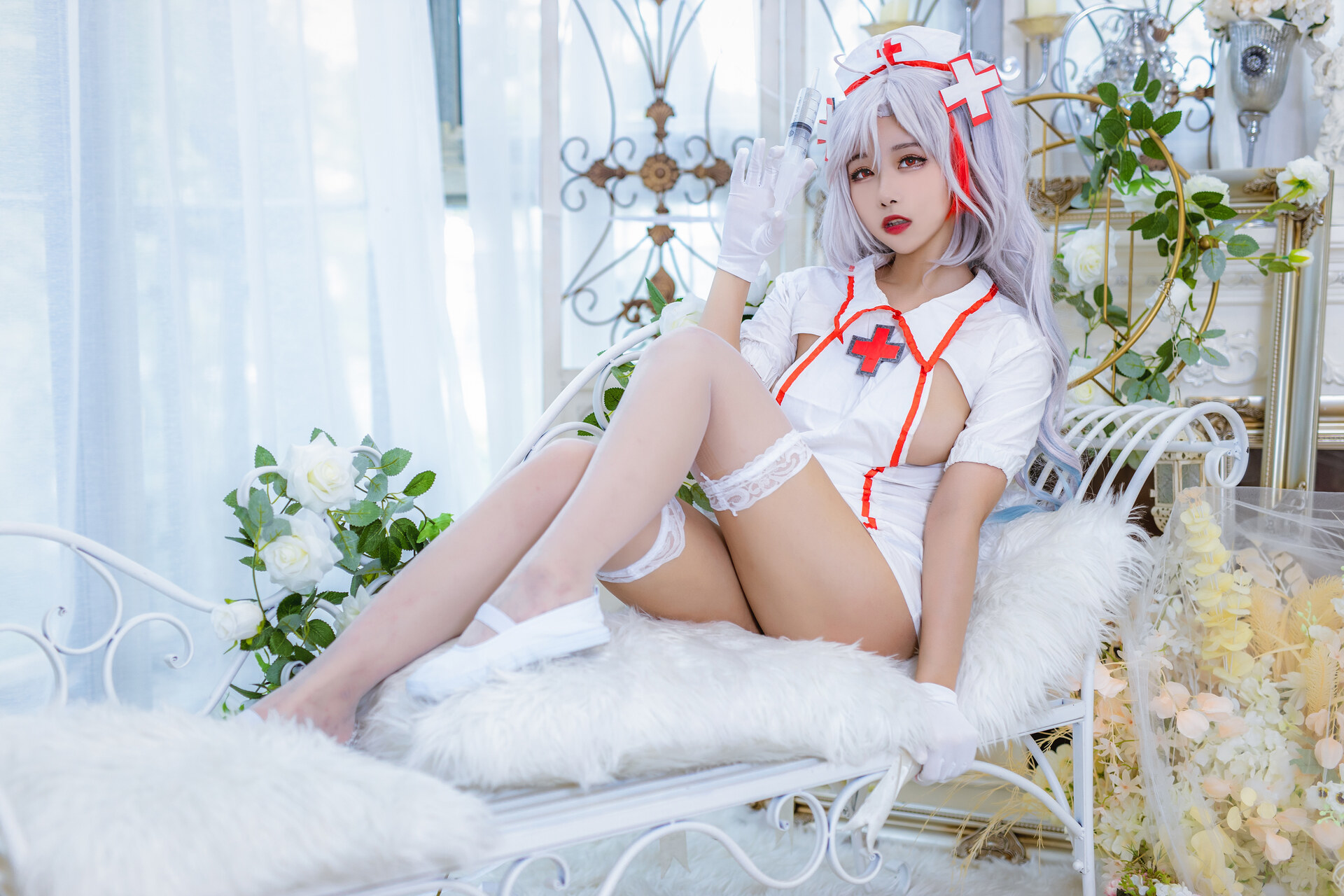[Momoko葵葵] Prinz Eugen 欧根亲王 Nurse 护士 16