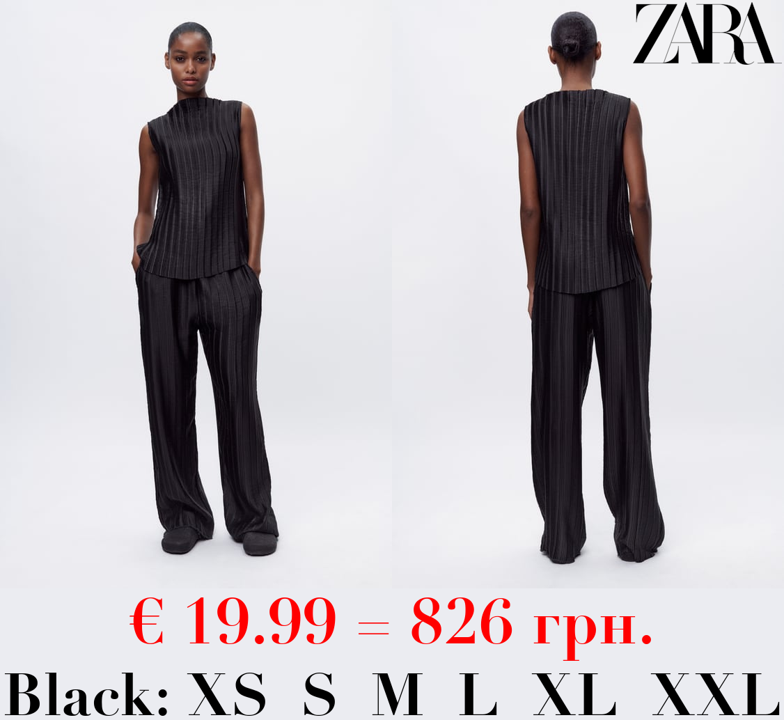 ZW COLLECTION PLEATED TROUSERS