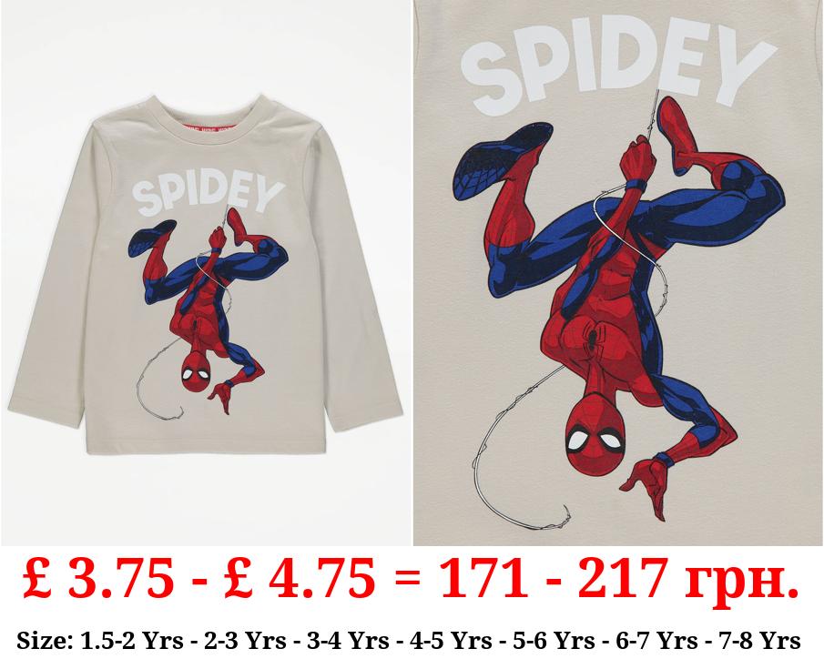 Marvel Spider-Man Long Sleeve Top