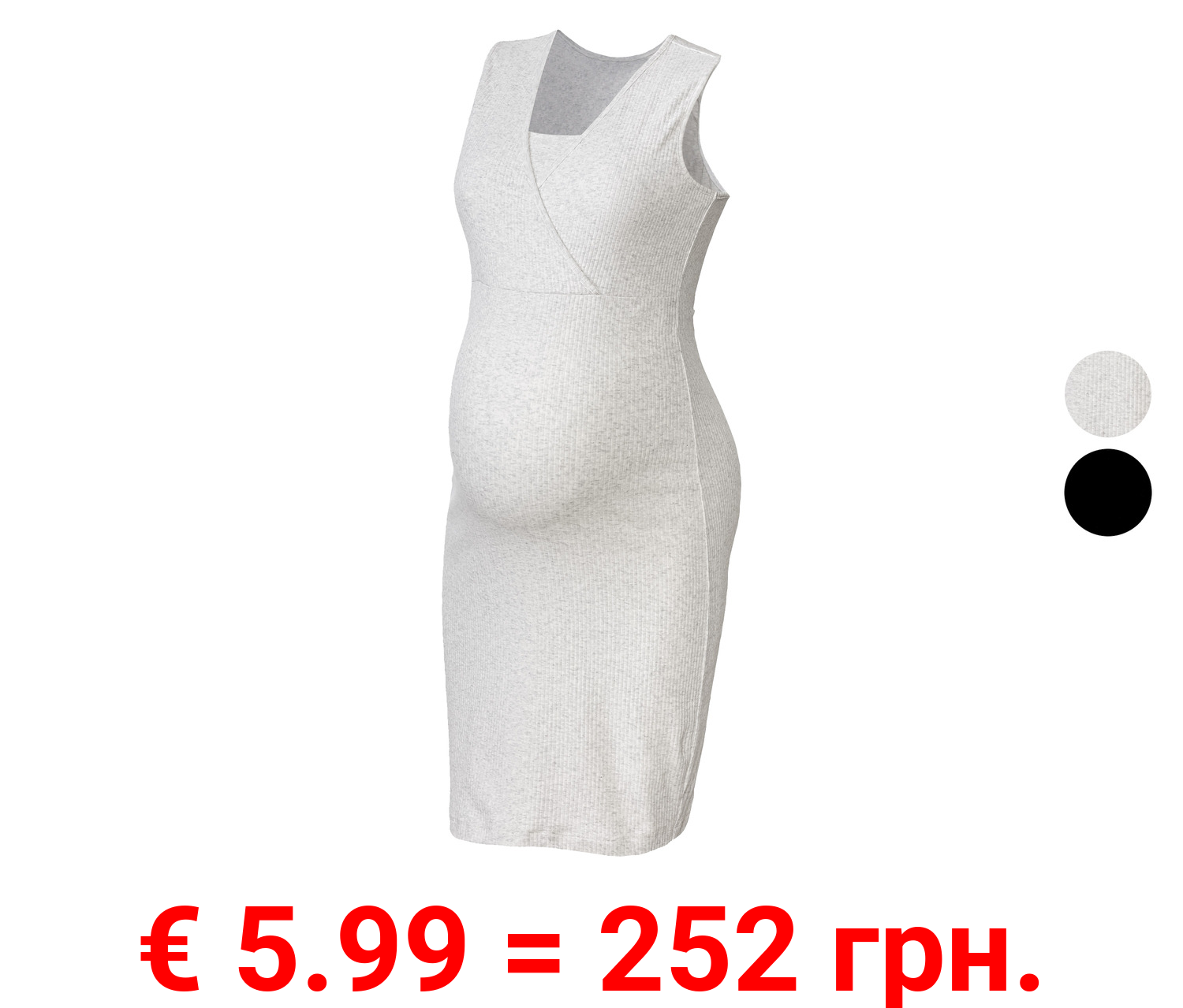 esmara® Damen Umstandskleid mit hohem Baumwollanteil