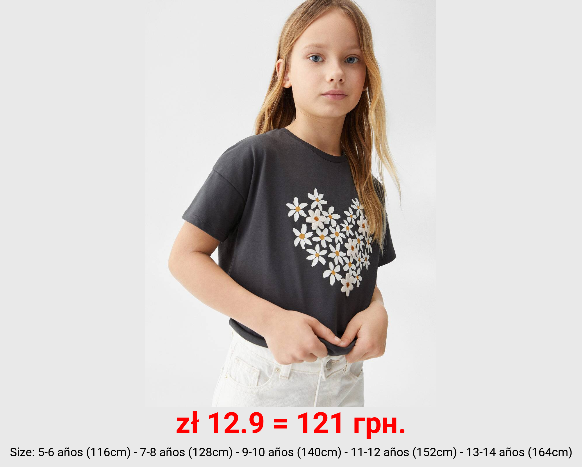 Camiseta detalles bordados