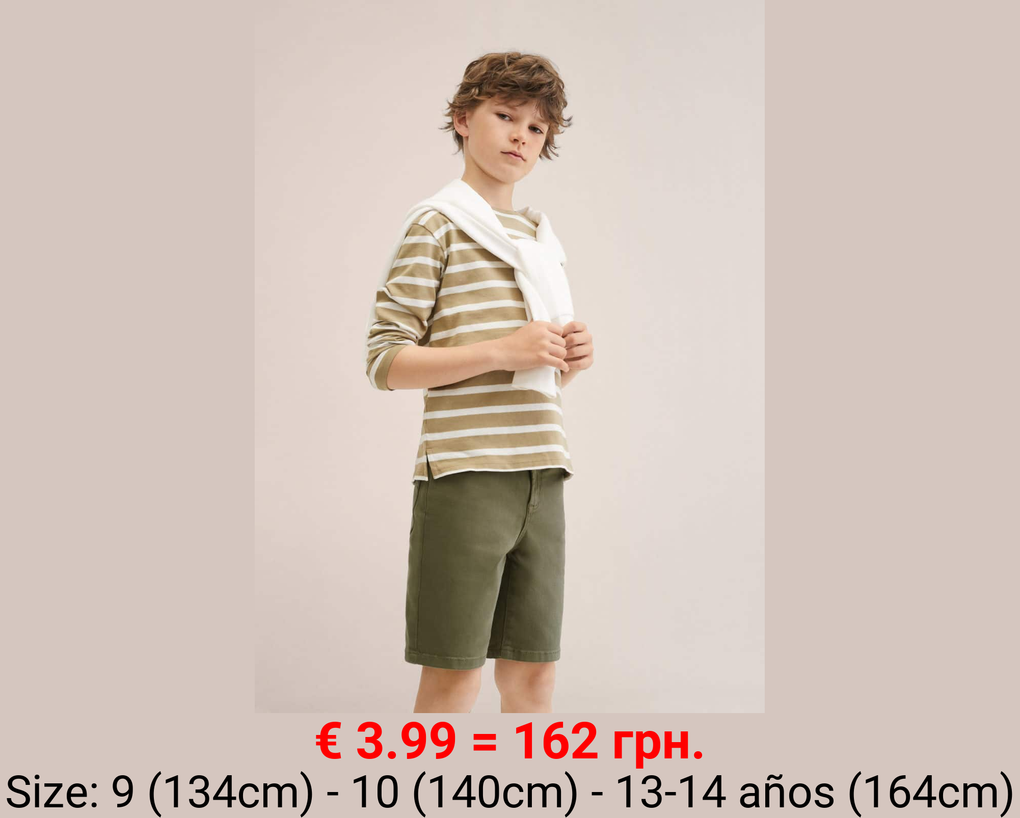 Bermudas denim algodón