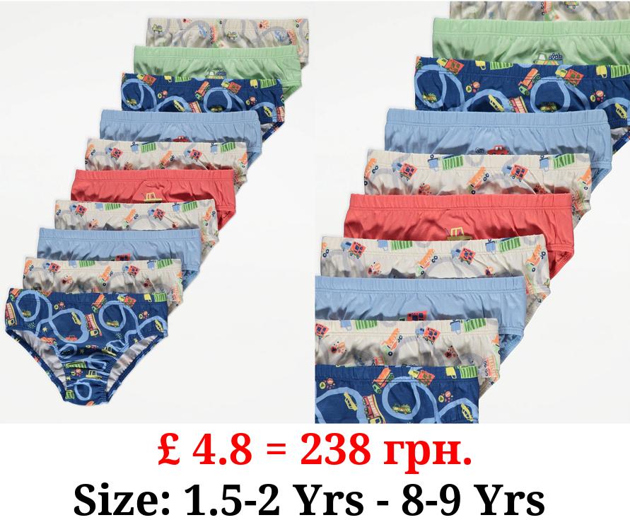 Truck Transport Briefs 10 Pack