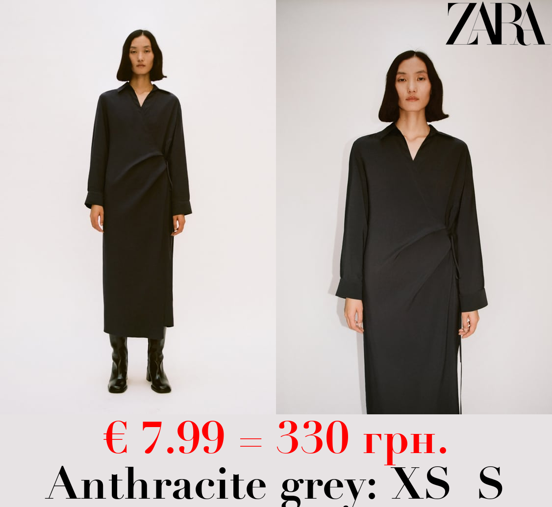 ZW COLLECTION WRAP SHIRT DRESS