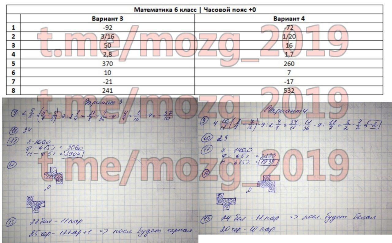 Впр по математике 8 50 регион