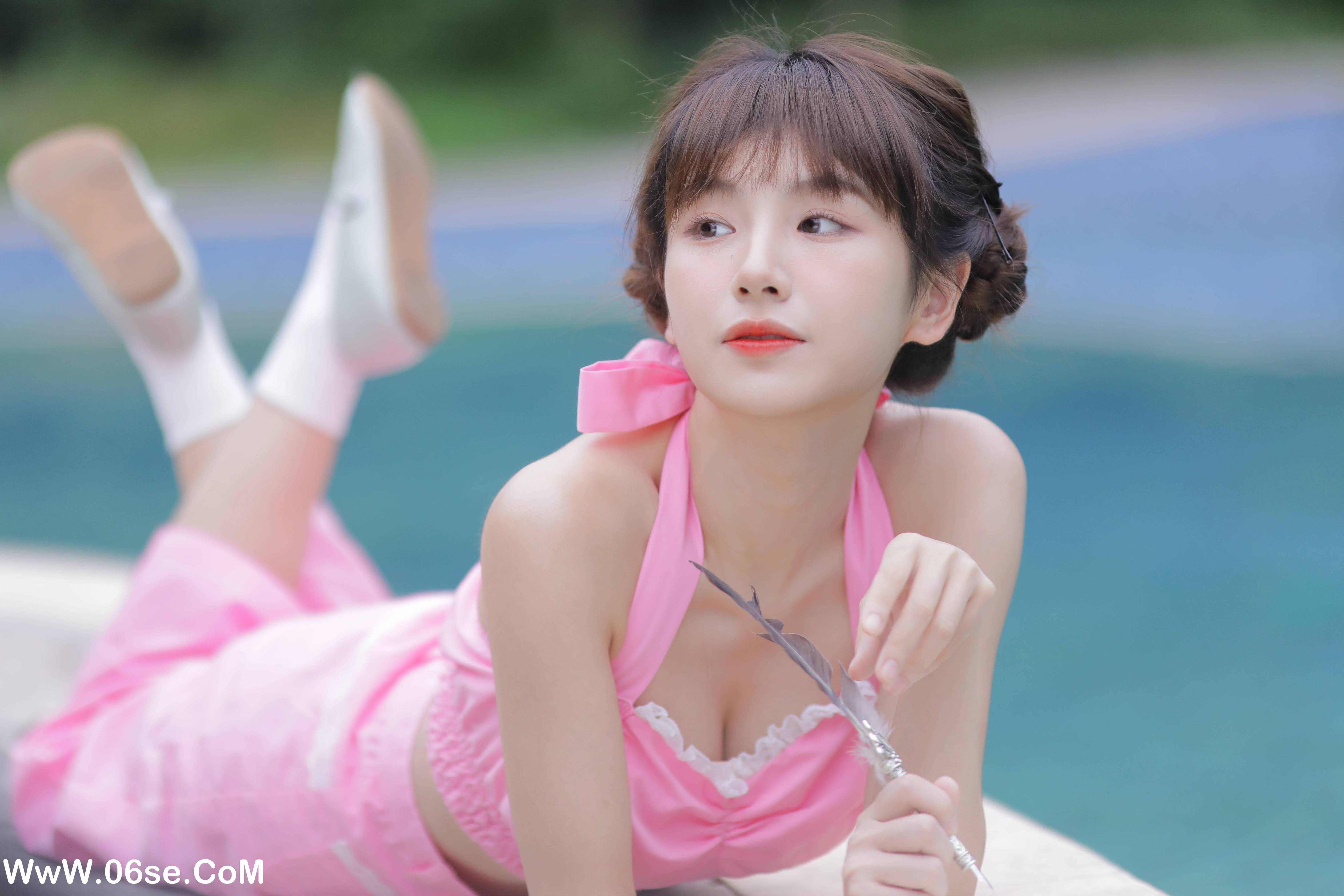图片[19]-[YITUYU艺图语]2022.11.21 粉色背带裤 顾林x[31+1P／356MB]-六色网