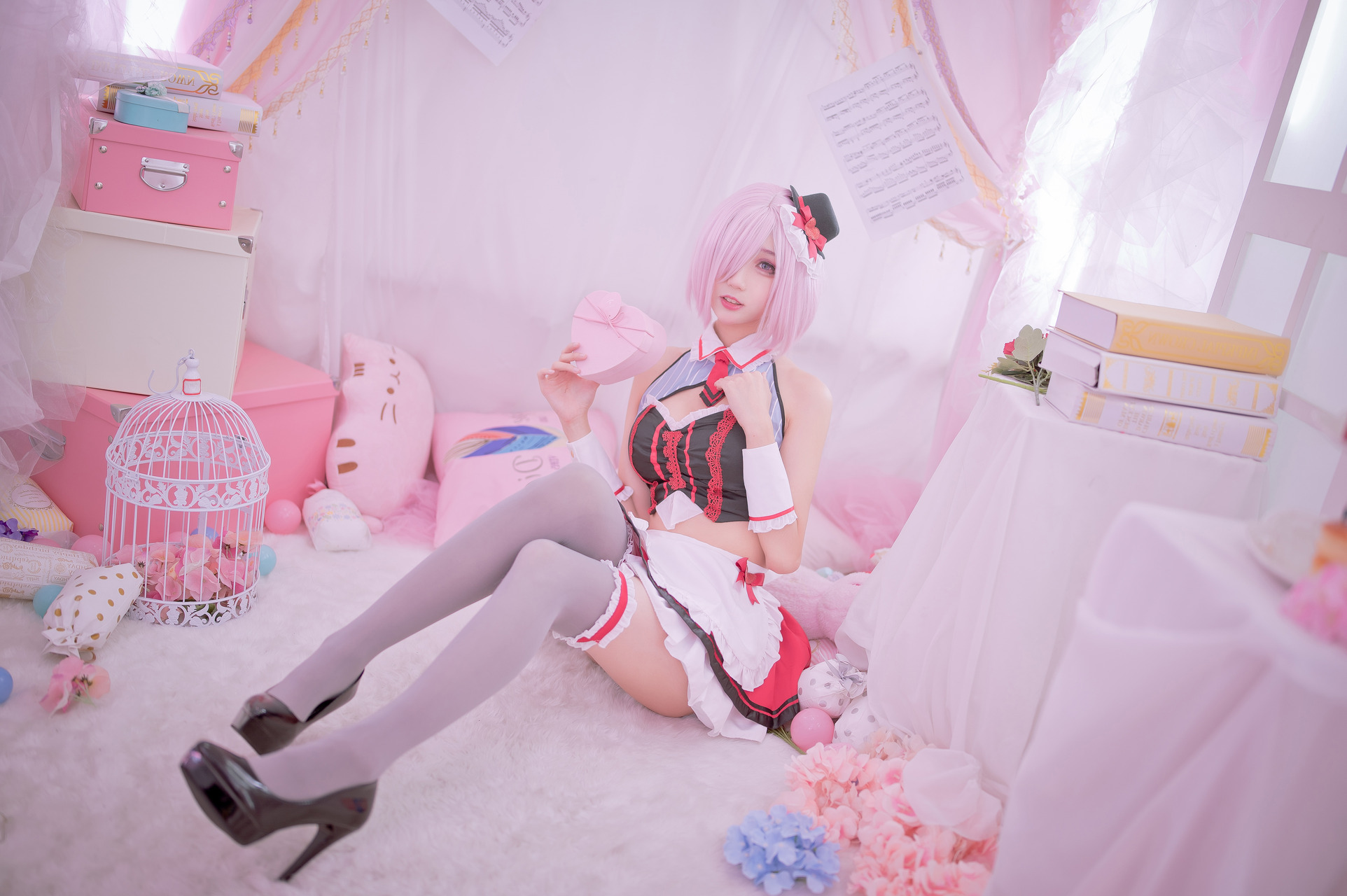 [周叽是可爱兔兔] 玛修情人节 Shielder Mash Kyrielight 18