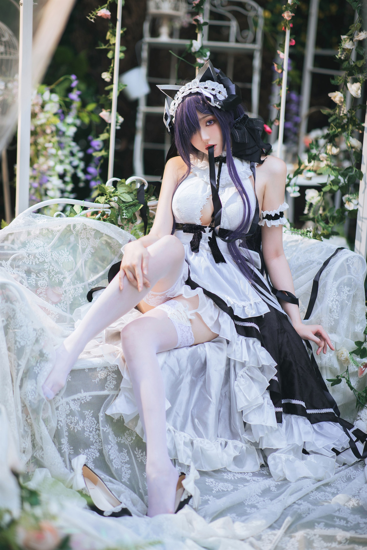 Cosplay 瓜希酱 碧蓝航线 奥古斯特女仆 17