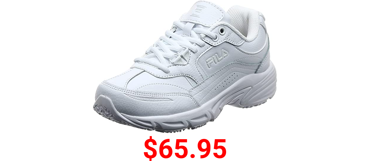Fila Women's Memory Workshift Cross-Training Shoe,White/White/White,8 M US